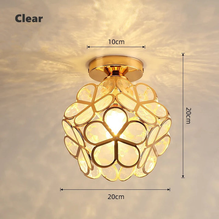Elegant Petal Aisle Ceiling Lamp | Stylish Corridor & Bedroom Light