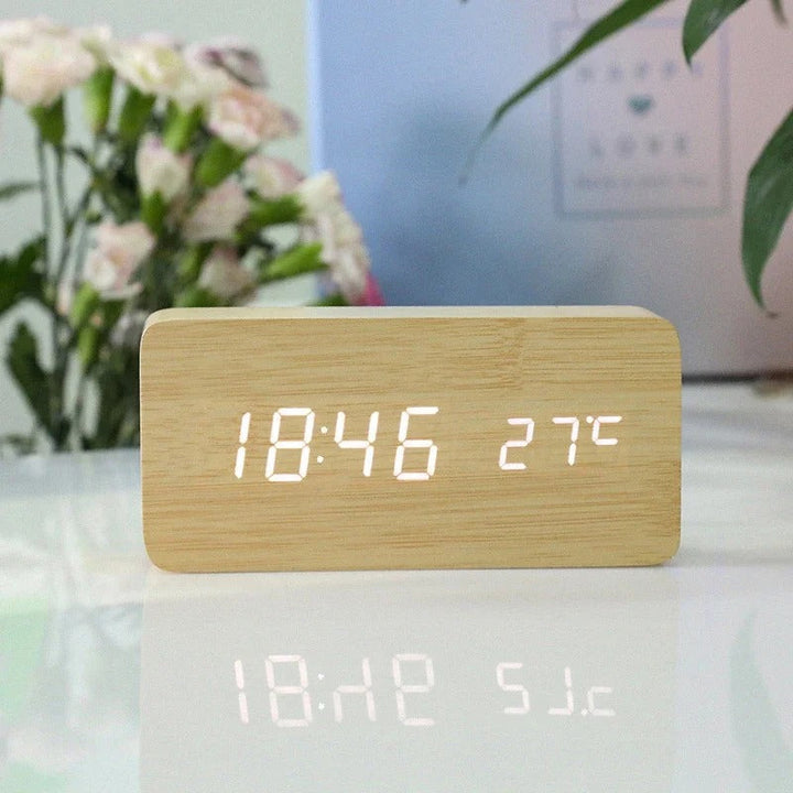 Minimalistic Wood LED Watch for Stylish Timekeeping-Orizon Depot