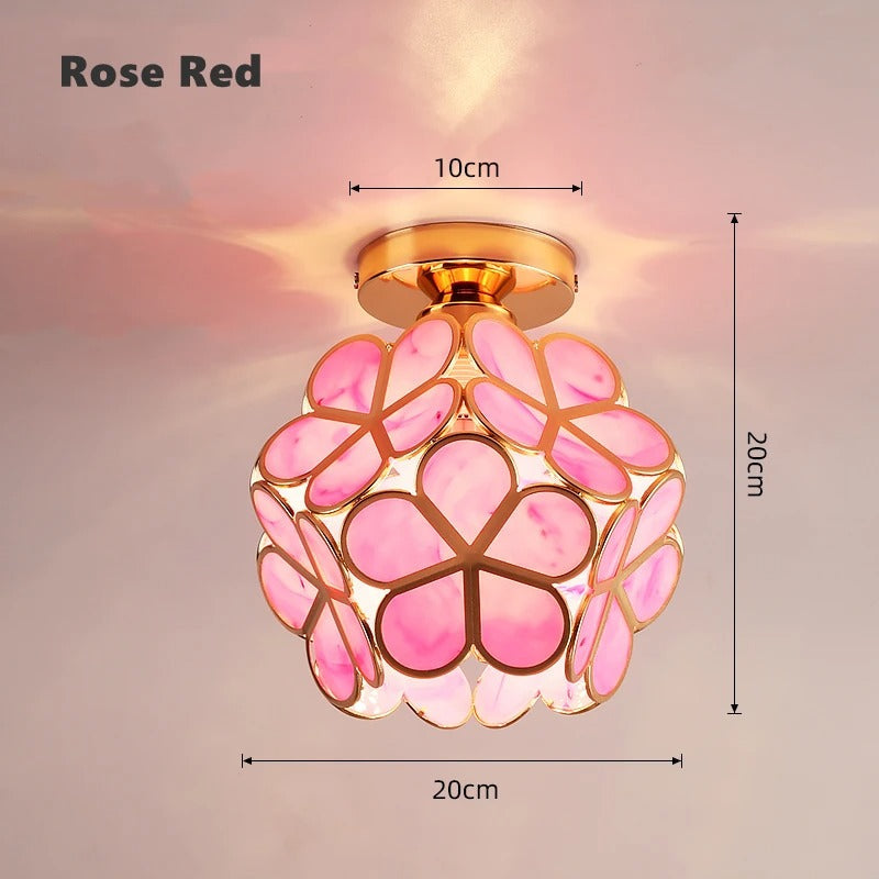 Elegant Petal Aisle Ceiling Lamp | Stylish Corridor & Bedroom Light