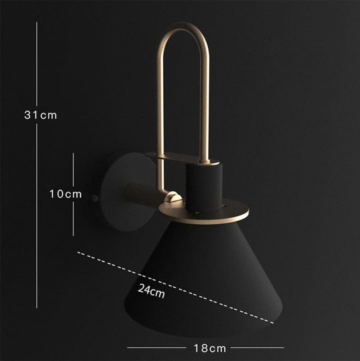 Postmodern Metal Wall Lamp | Stylish Indoor Lighting Fixture