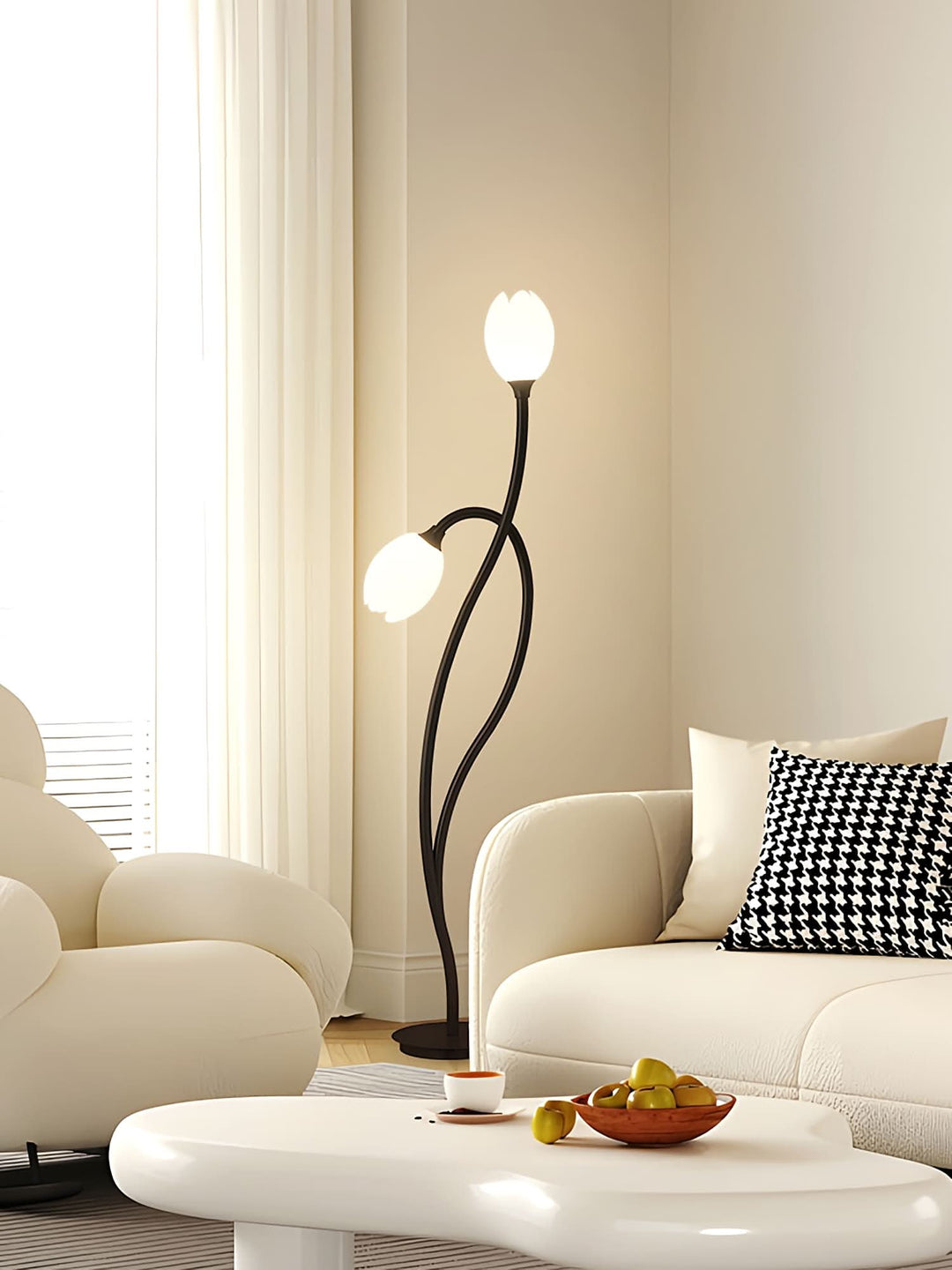 Modern Flower Floor Lamp with G9 Socket - Stylish Home Lighting-Orizon Depot
