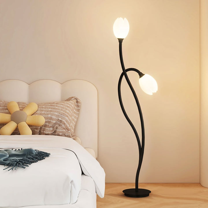 Modern Flower Floor Lamp with G9 Socket - Stylish Home Lighting-Orizon Depot