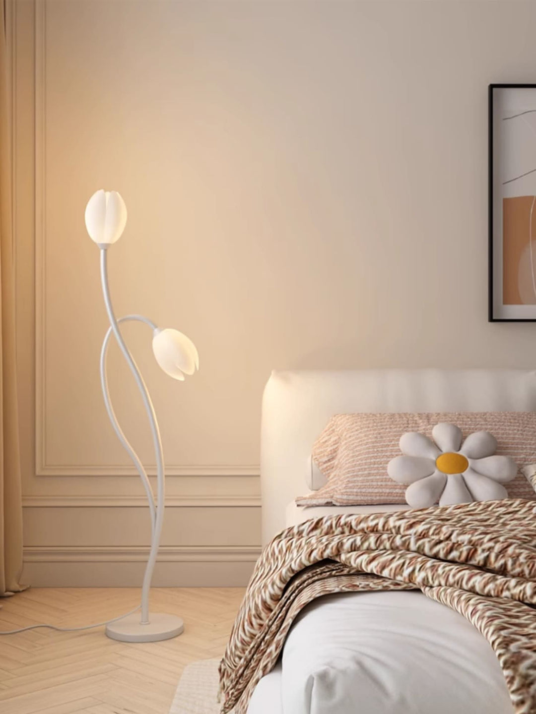 Modern Flower Floor Lamp with G9 Socket - Stylish Home Lighting-Orizon Depot