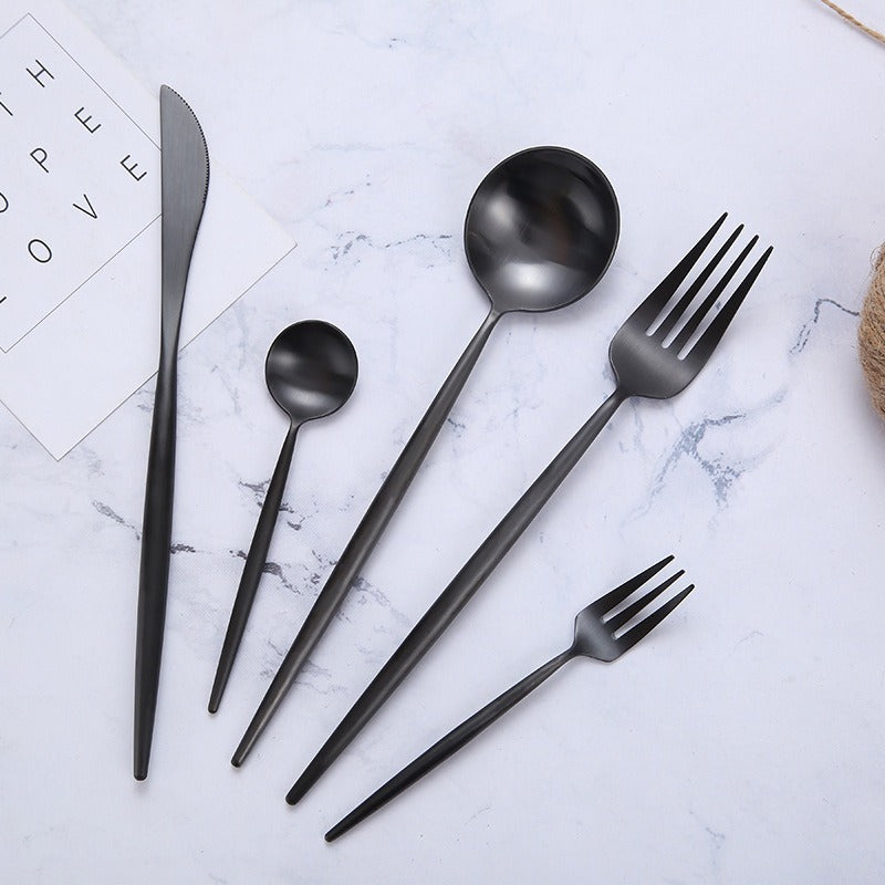 Modern Minimalist Stainless Steel Cutlery Set-Orizon Depot