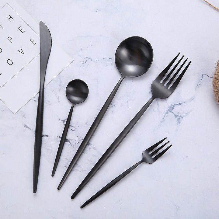 Modern Minimalist Stainless Steel Cutlery Set-Orizon Depot