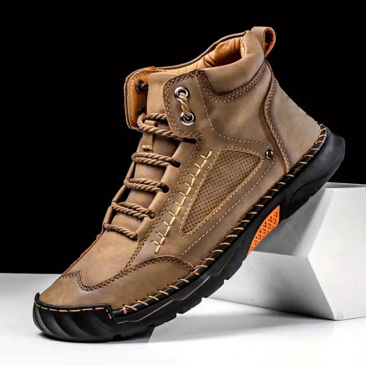 Men's Waterproof Hiking Boots with Arch Support for Home Decor