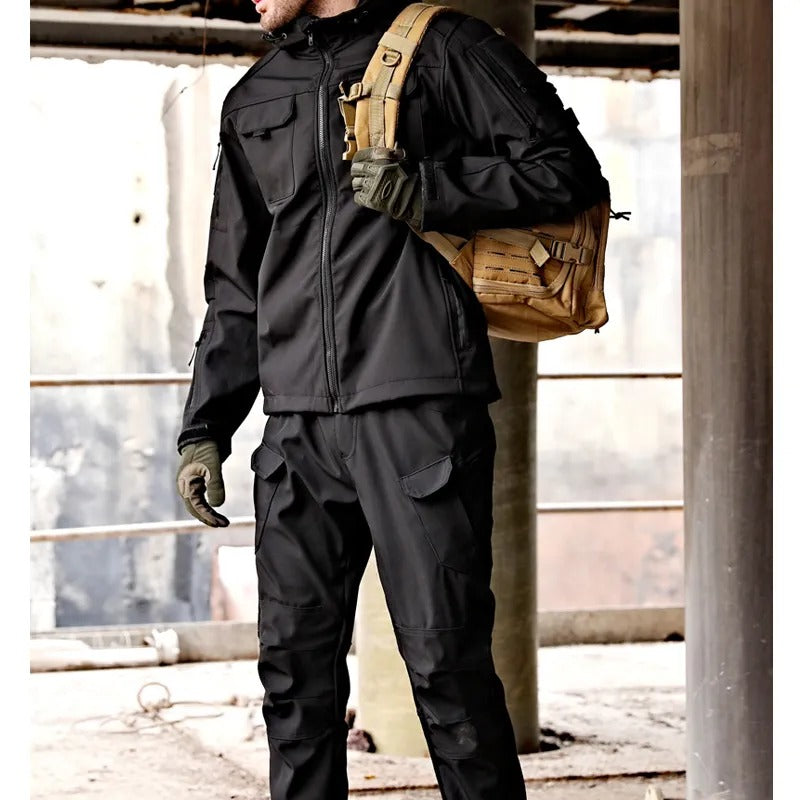 Men's Waterproof Outdoor Jacket & Pants Set for Extreme Weather