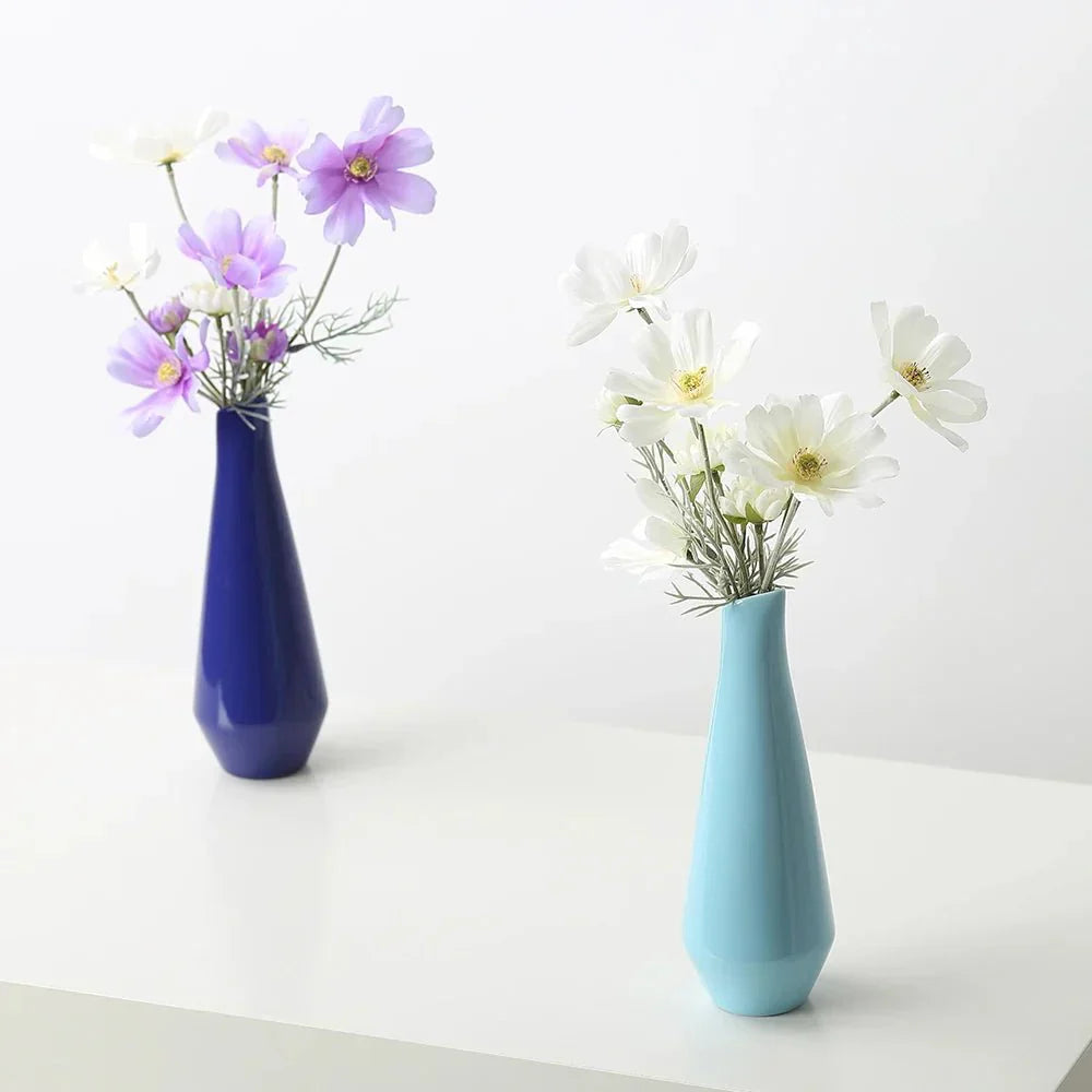 Modern Bright Solid Color Porcelain Decorative Vase-Orizon Depot