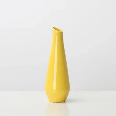 Modern Bright Solid Color Porcelain Decorative Vase-Orizon Depot