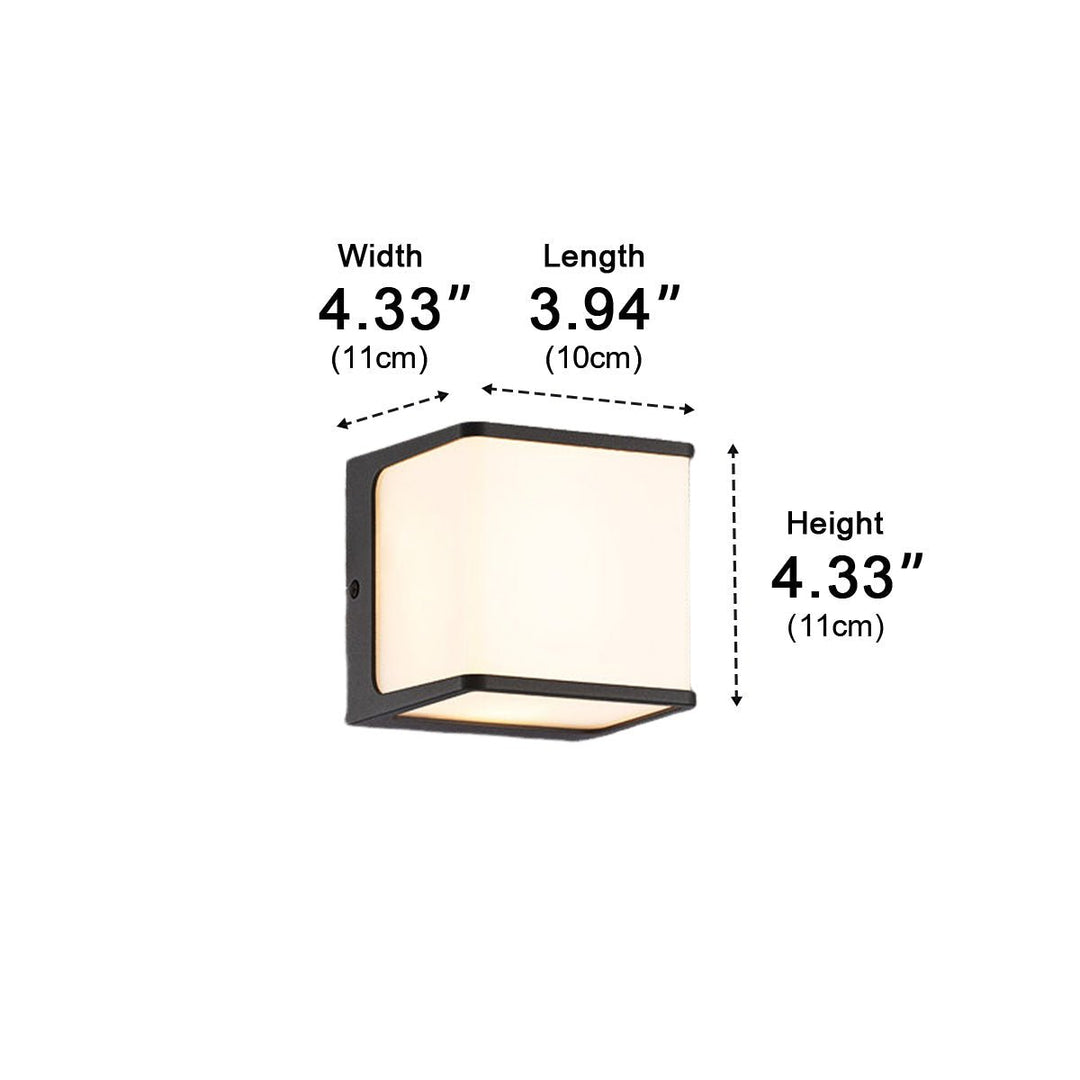 Modern Minimalist Geometric Waterproof Wall Lights