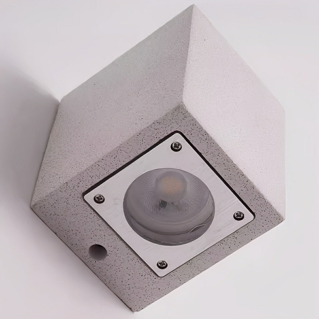 Modern Waterproof Cylinder Concrete LED Wall Lights