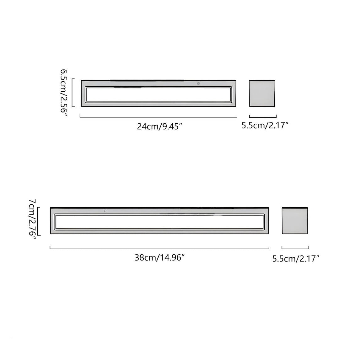 Modern Waterproof Outdoor LED Porch Lights