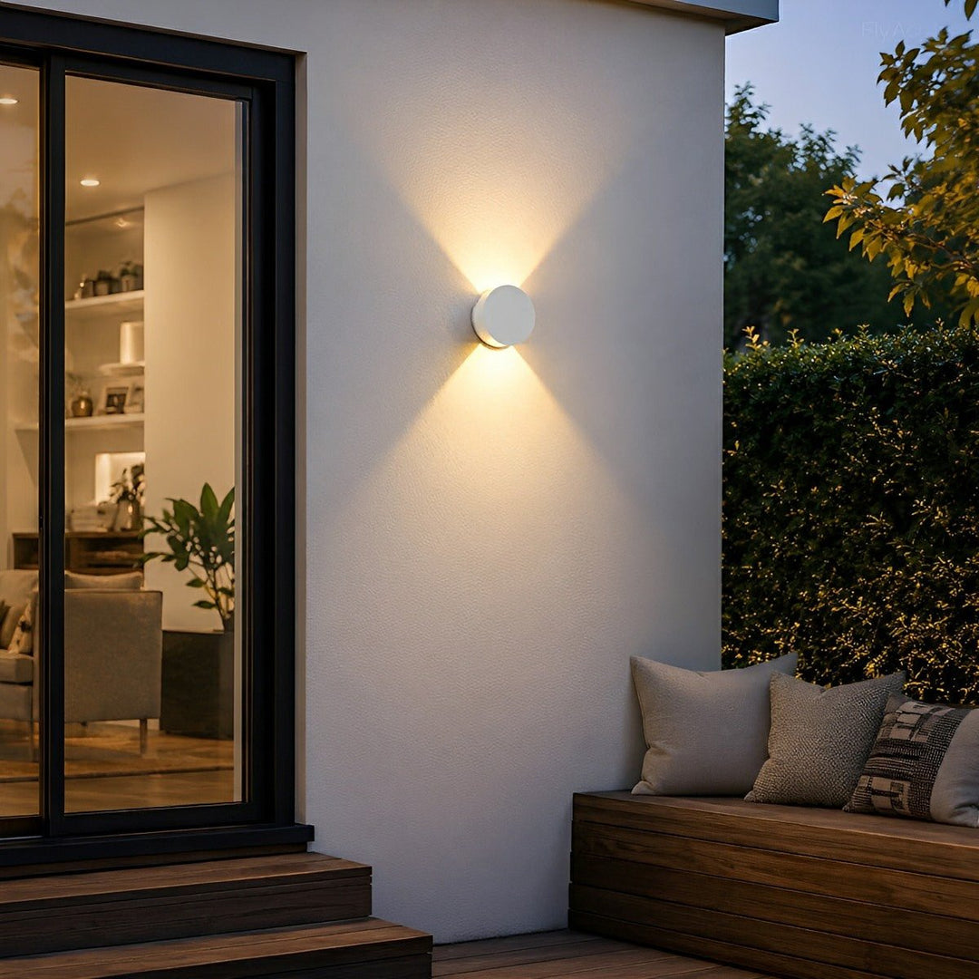 Modern Waterproof Round LED Wall Lights