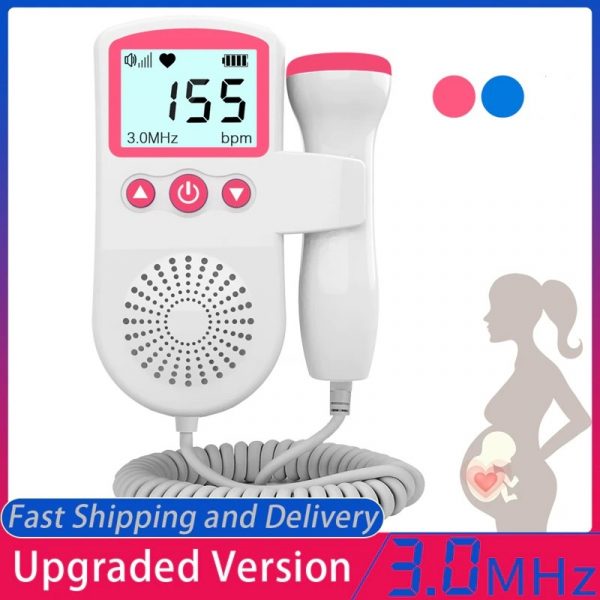 Fetal Heart Rate Monitor for Home Pregnancy - Baby Sound Detector