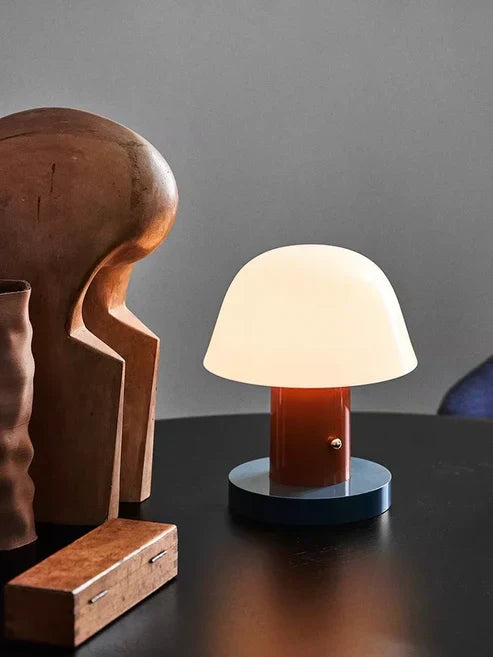 Modern Rechargeable LED Mushroom Table Lamp