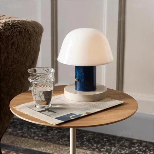 Modern Rechargeable LED Mushroom Table Lamp