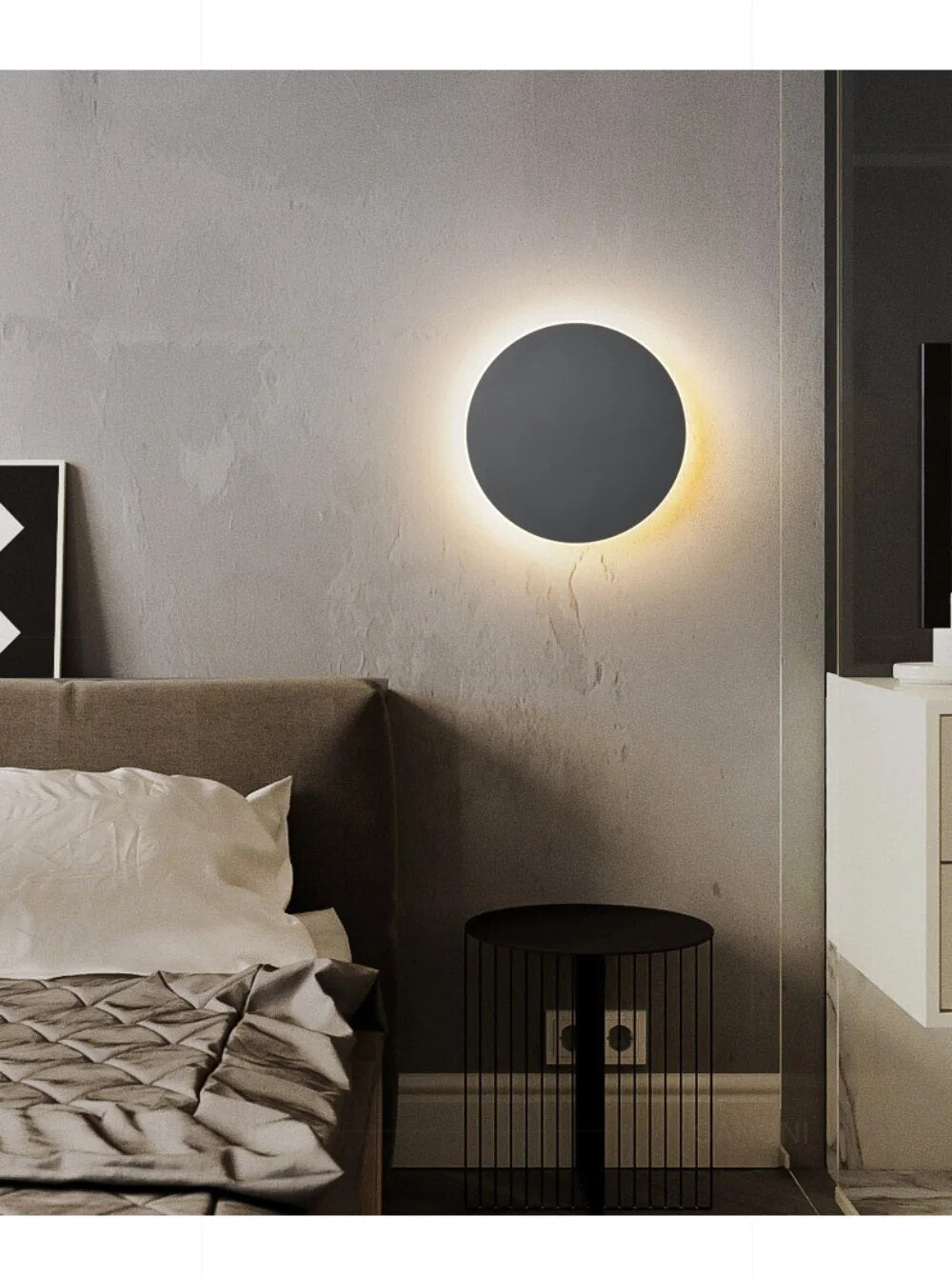 LED Round Wall Light - Modern Design for Home Decor-Orizon Depot