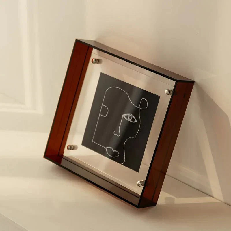 Neon Acrylic Floating Picture Frame for Stylish Home Decor-Orizon Depot