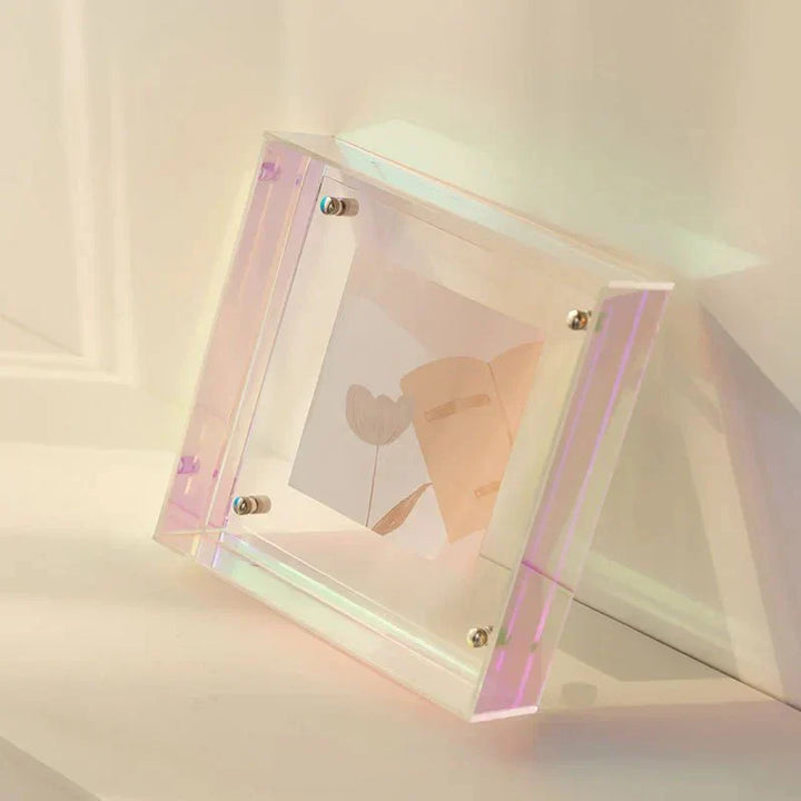 Neon Acrylic Floating Picture Frame for Stylish Home Decor-Orizon Depot