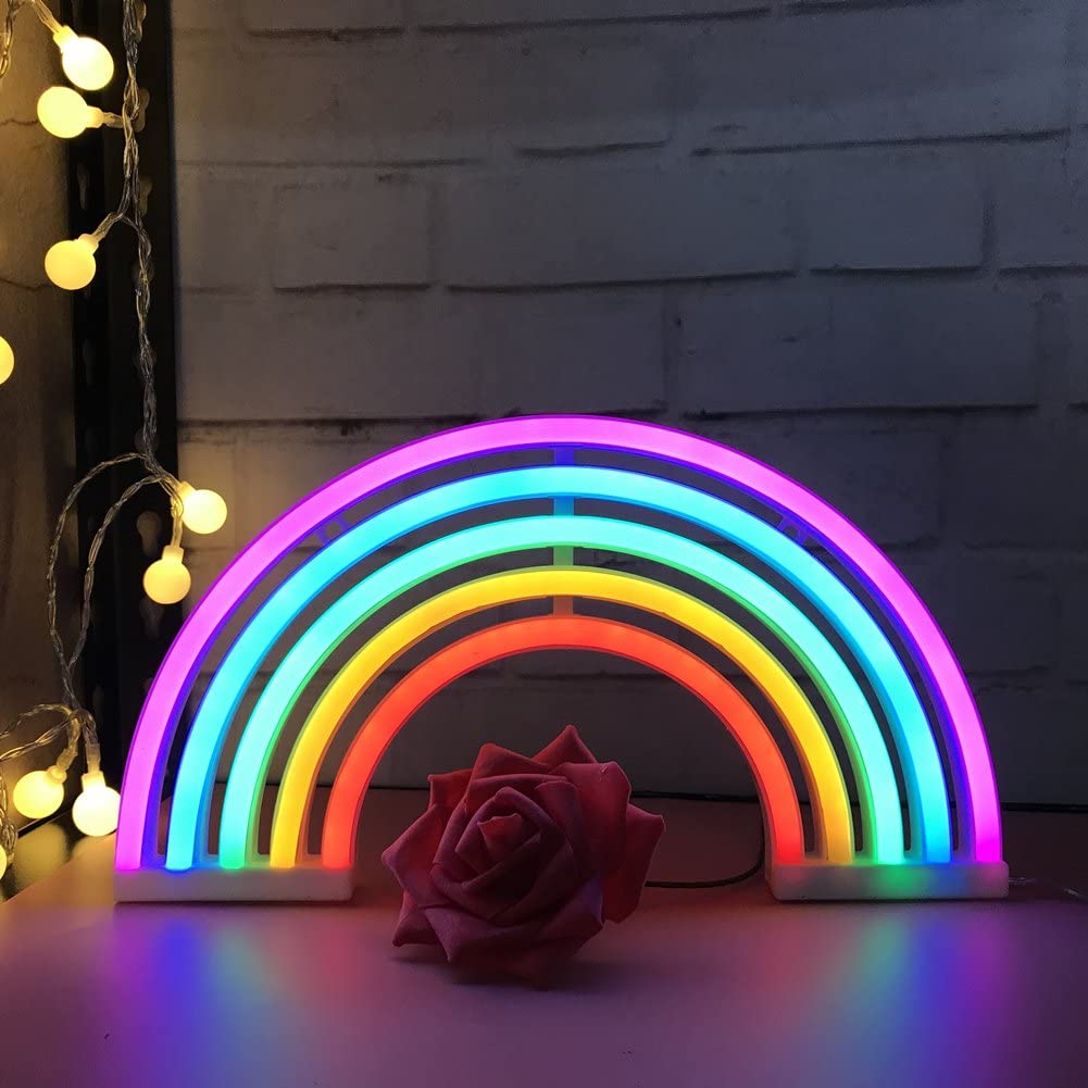 Neon Rainbow Shield for Enhanced Protection and Style-Orizon Depot