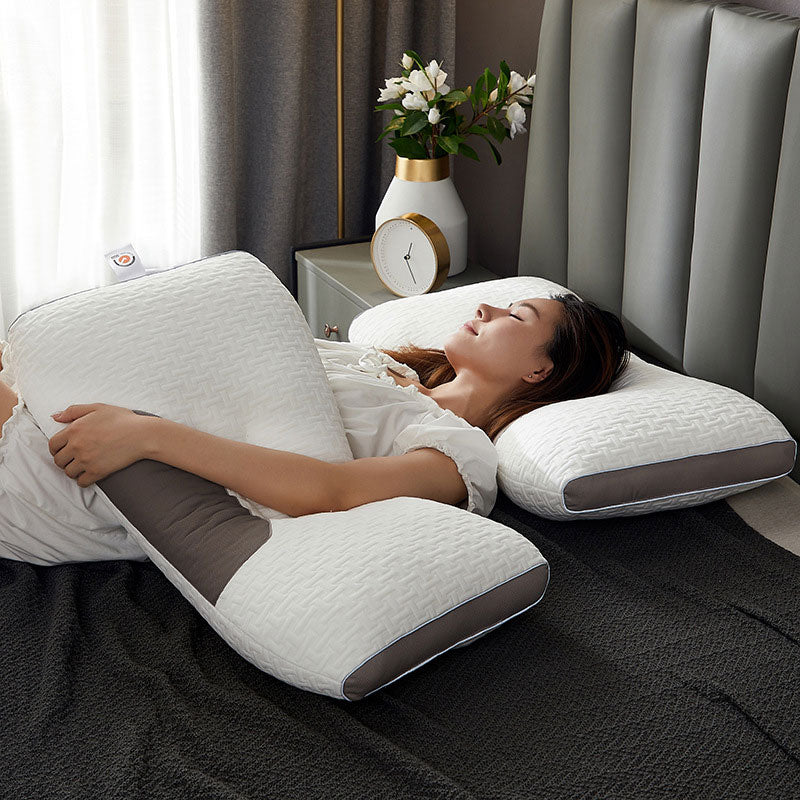 Hybrid Pillow for Back and Side Sleepers - Neck and Shoulder Support-Orizon Depot