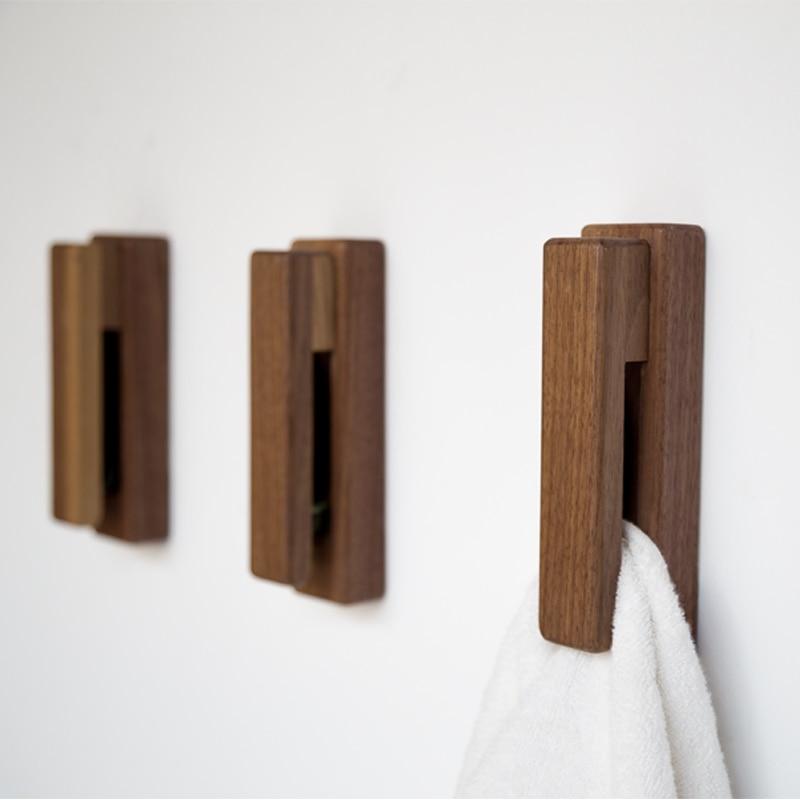 Nordic Wooden Towel Holder for Bathroom Organization and Style-Orizon Depot