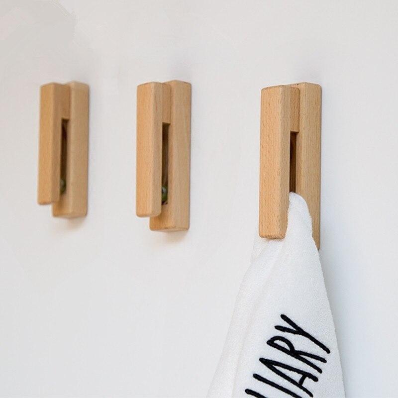 Nordic Wooden Towel Holder for Bathroom Organization and Style-Orizon Depot
