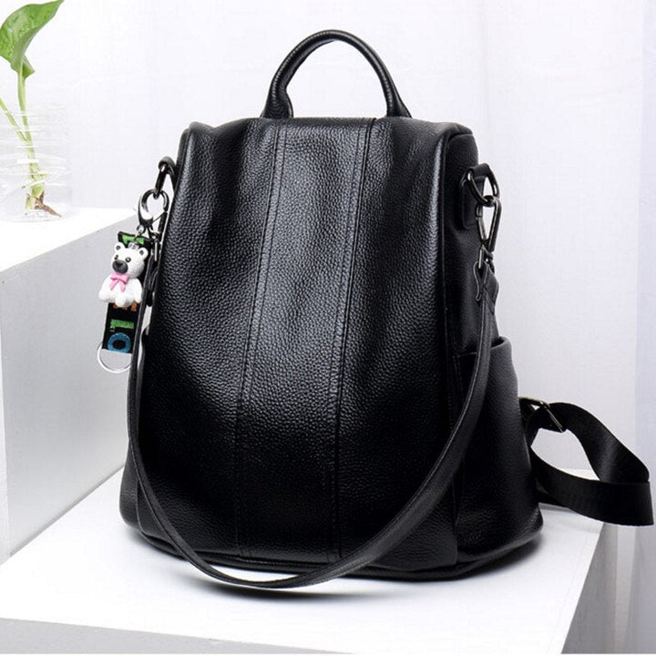 Theft-Resistant Leather Backpack for Secure Travel and Daily Use-Orizon Depot