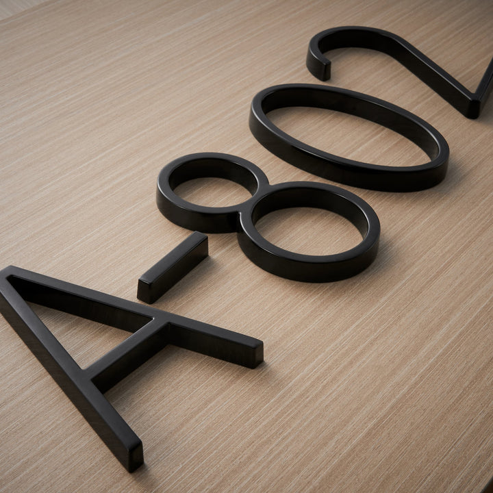 Modern Black House Numbers for Stylish Home Address Display-Orizon Depot