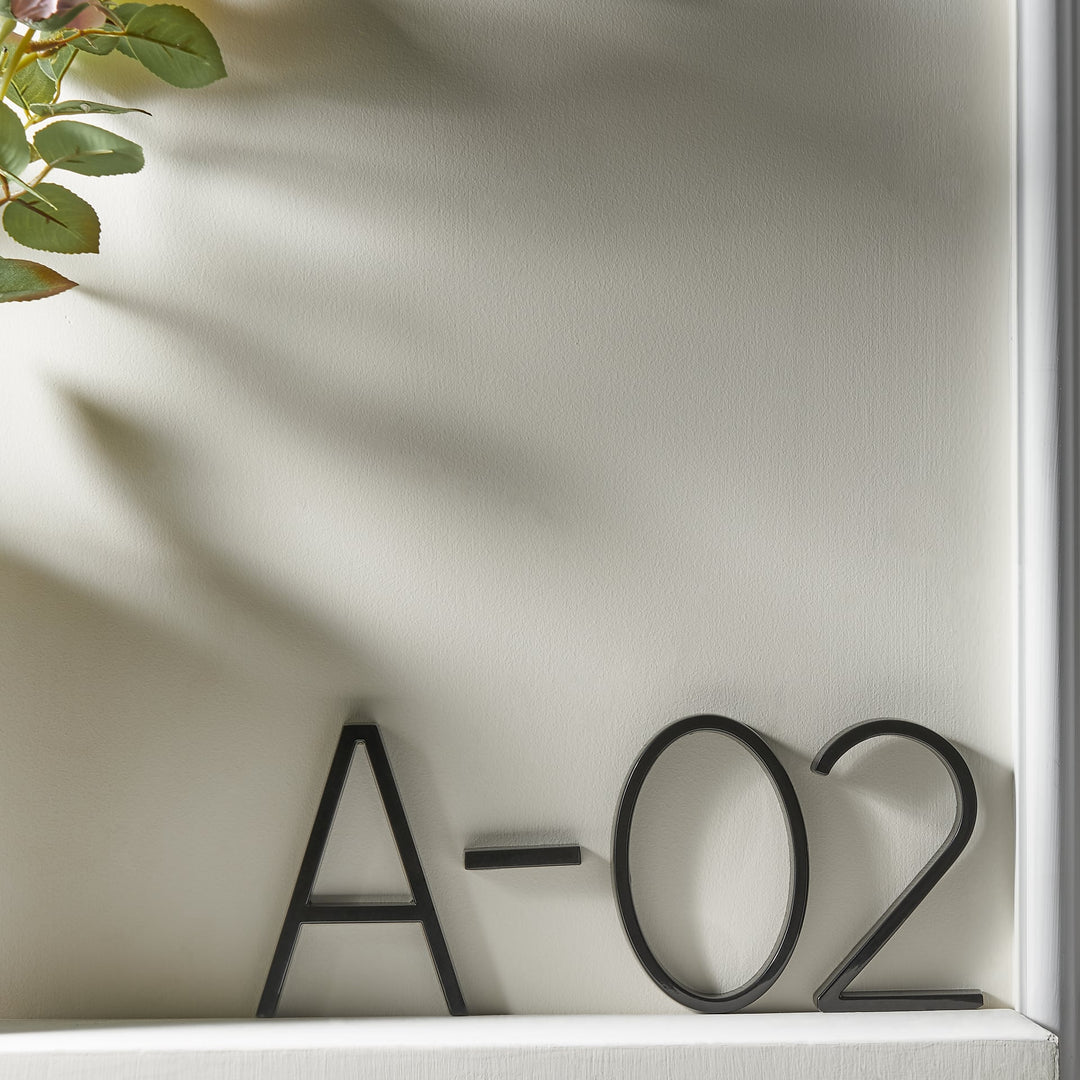 Modern Black House Numbers for Stylish Home Address Display-Orizon Depot