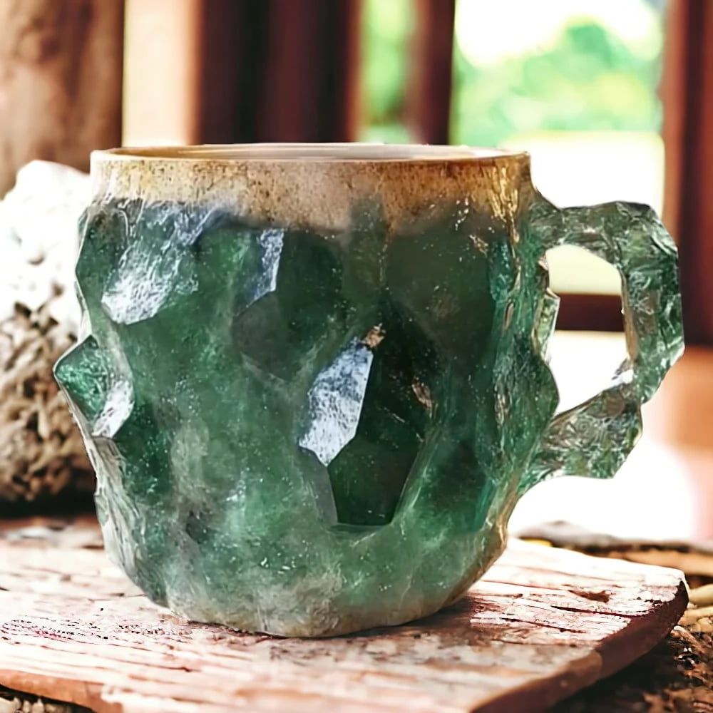 Mineral Crystal Coffee Mugs - Elegant and Durable Drinkware