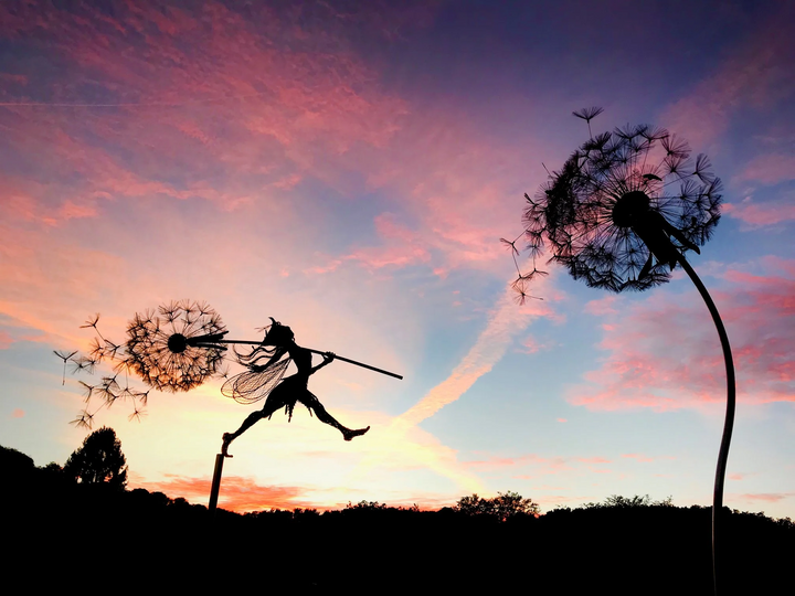 Enchanting Garden Decor - Whimsical Spirits in Motion