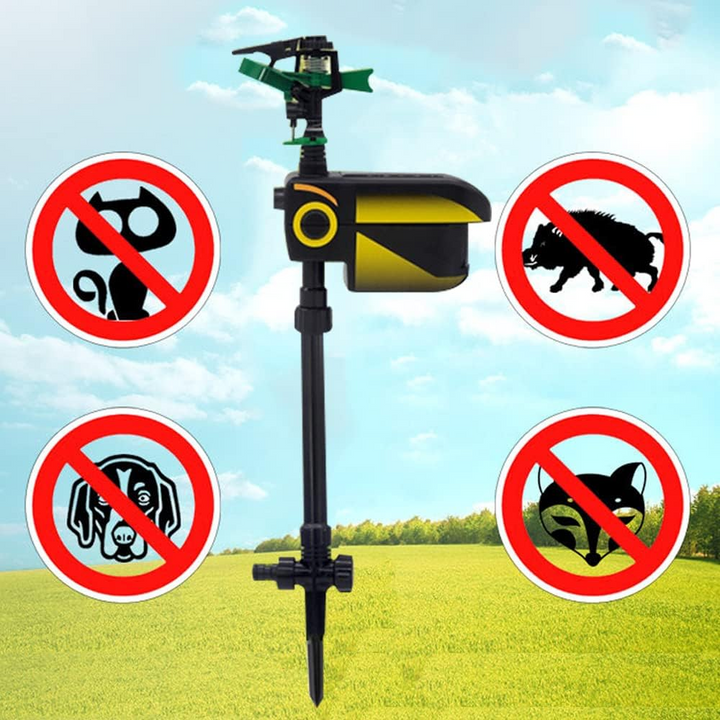 Motion-Activated Animal Repellent Garden Sprinkler for Lawn Use