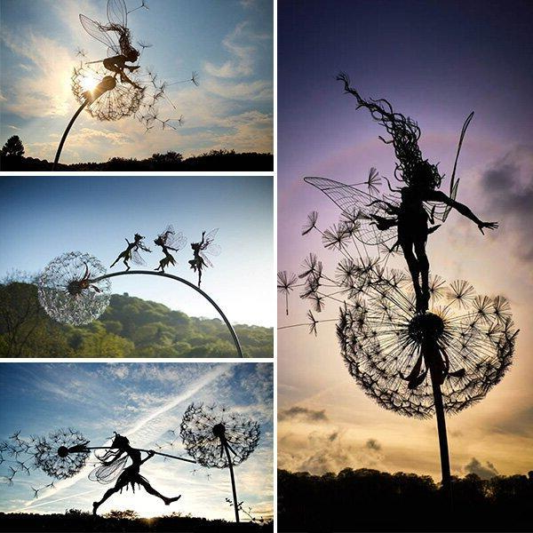 Enchanting Garden Decor - Whimsical Spirits in Motion