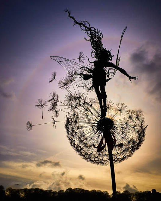Enchanting Garden Decor - Whimsical Spirits in Motion