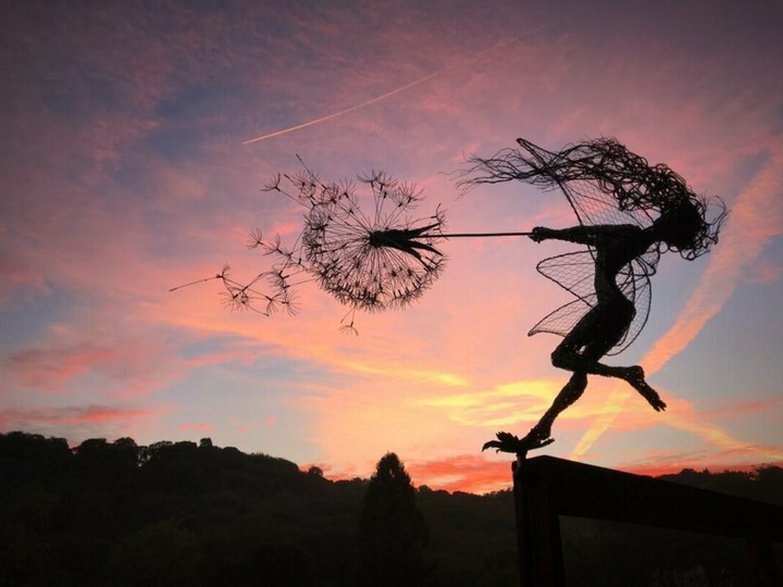 Enchanting Garden Decor - Whimsical Spirits in Motion