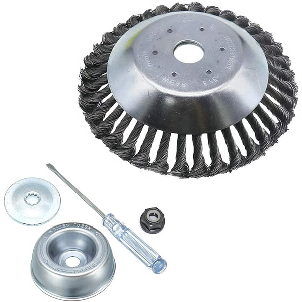 Durable Carbon Steel Brush for Trimming and Grooming Tasks