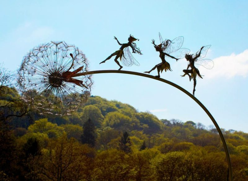 Enchanting Garden Decor - Whimsical Spirits in Motion