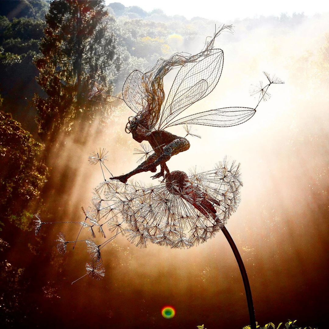 Enchanting Garden Decor - Whimsical Spirits in Motion