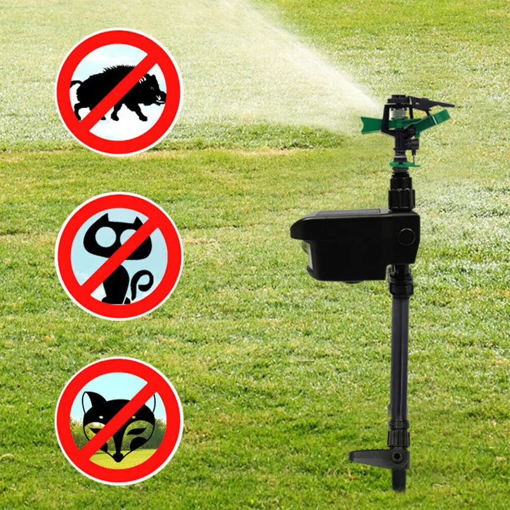 Motion-Activated Animal Repellent Garden Sprinkler for Lawn Use