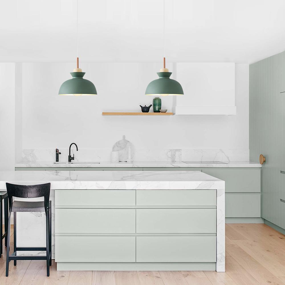 Scandinavian Metal Hanging Lamp | Modern Single Pendant Dome Light