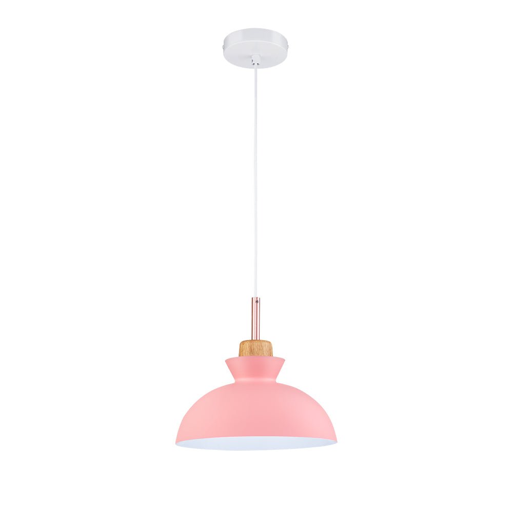 Scandinavian Metal Hanging Lamp | Modern Single Pendant Dome Light