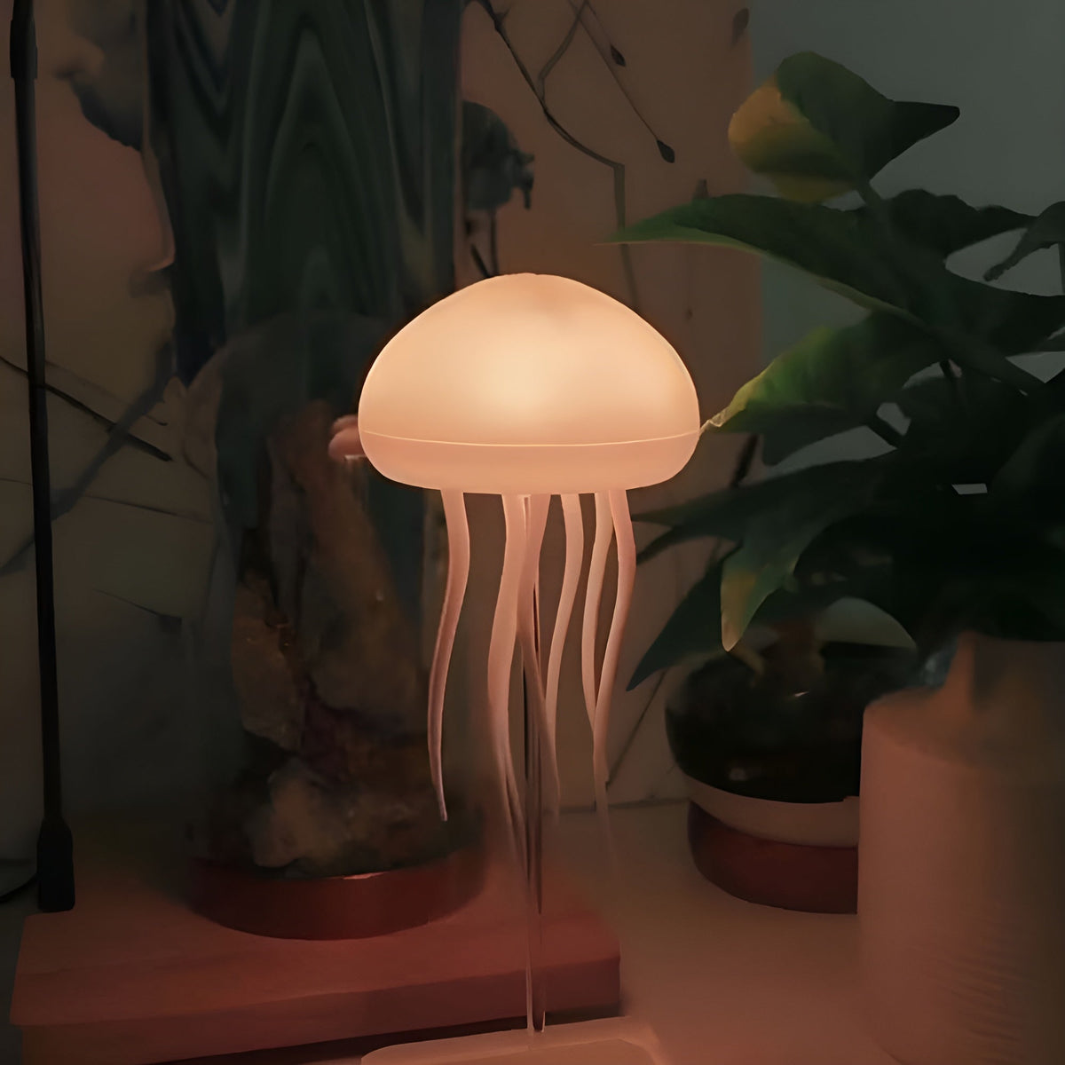 Color-Changing LED Jellyfish Night Light for Home Decor