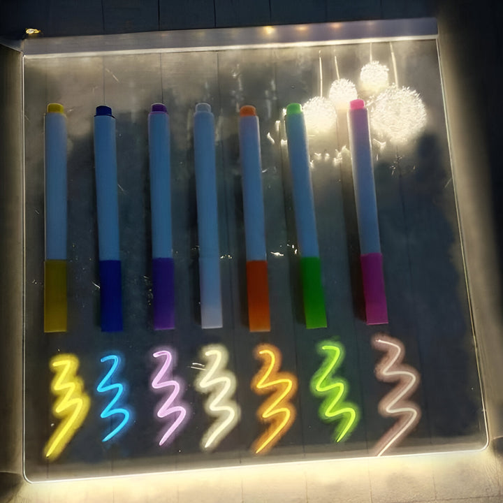 LED Notice Board with 7 Color Pens for Creative Messaging-Orizon Depot