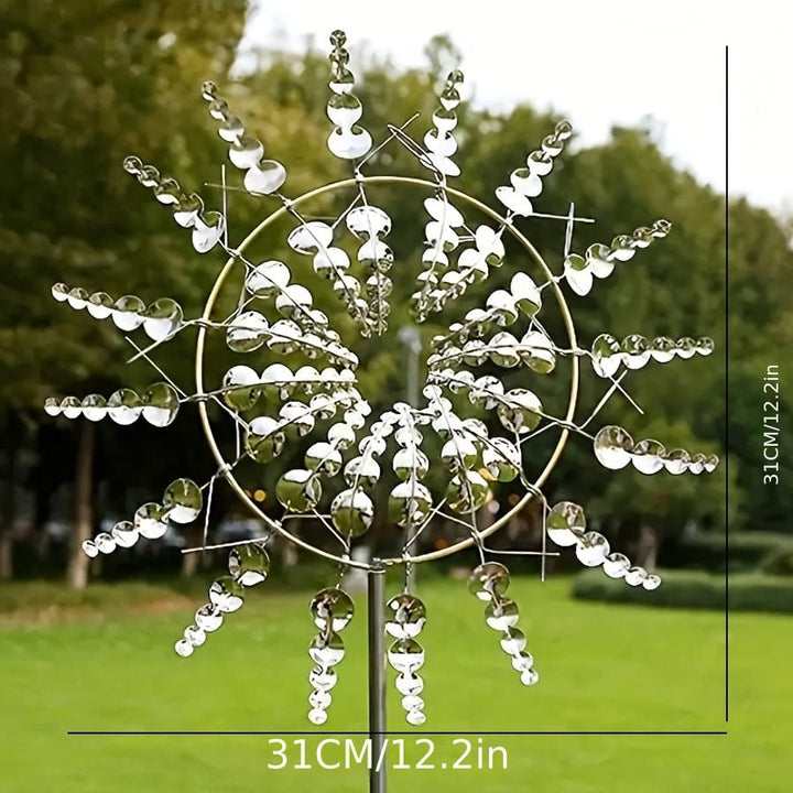 Magical 3D Metal Windmill Wind Chime for Garden & Yard Decoration-Orizon Depot