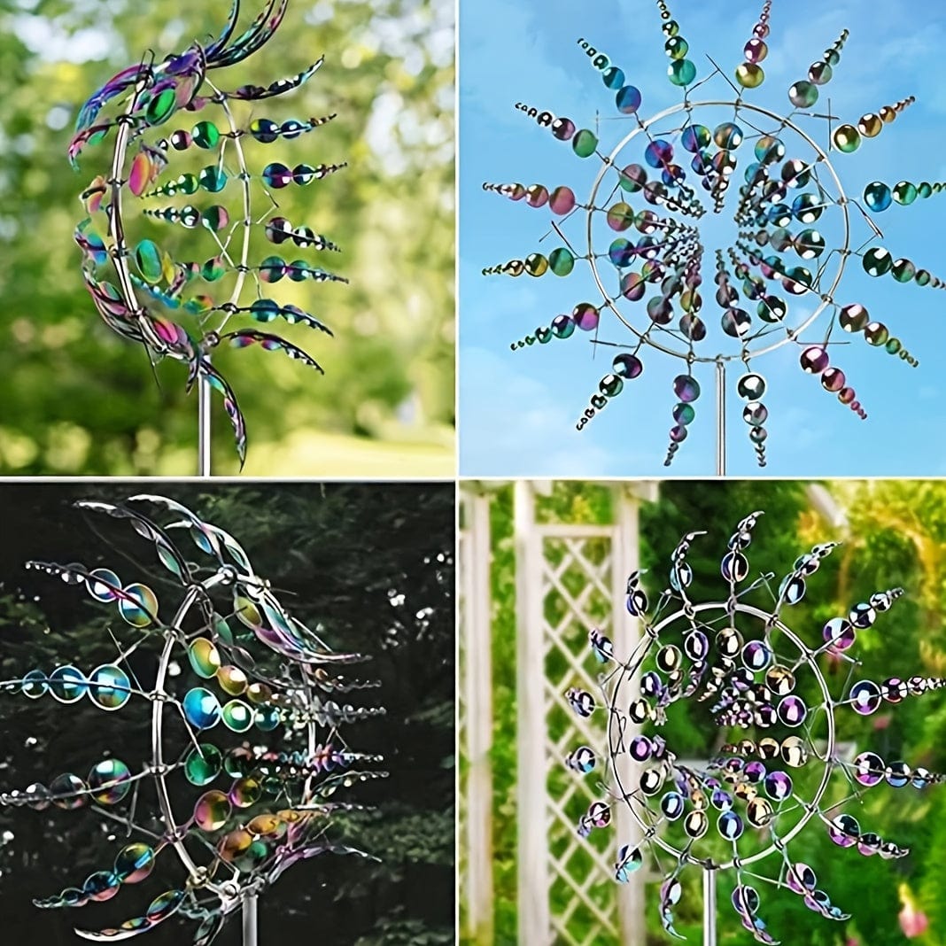 Magical 3D Metal Windmill Wind Chime for Garden & Yard Decoration-Orizon Depot