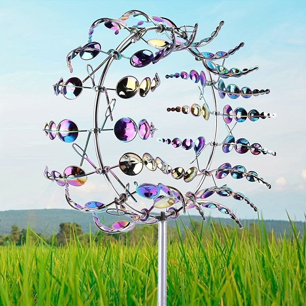 Magical 3D Metal Windmill Wind Chime for Garden & Yard Decoration-Orizon Depot