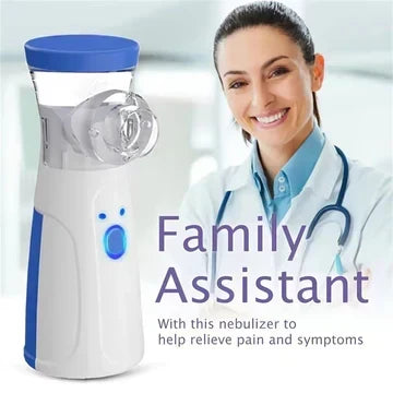 Unisex Portable Mesh Nebulizer for Adults & Kids – Easy Breathing