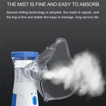 Unisex Portable Mesh Nebulizer for Adults & Kids – Easy Breathing