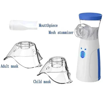 Unisex Portable Mesh Nebulizer for Adults & Kids – Easy Breathing